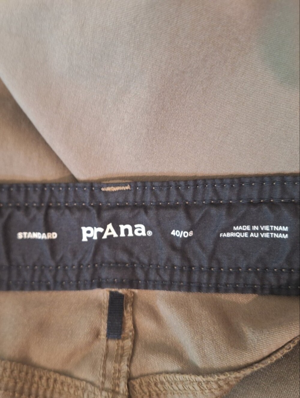 PrAna Zion Stretch Cargo Hiking Shorts 40/08 Olive Green Outdoors Gorpcore - Picture 14 of 16
